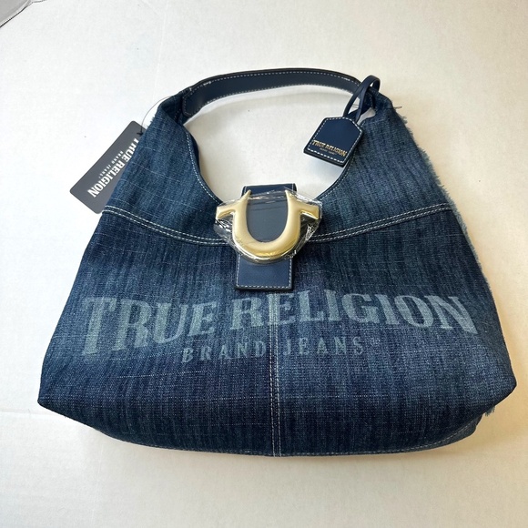 True Religion Denim Shoulder Bag - Picture 1 of 8